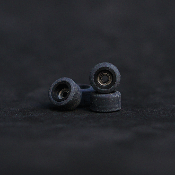 Oak Wheels x Flatface Concrete Grey on Black