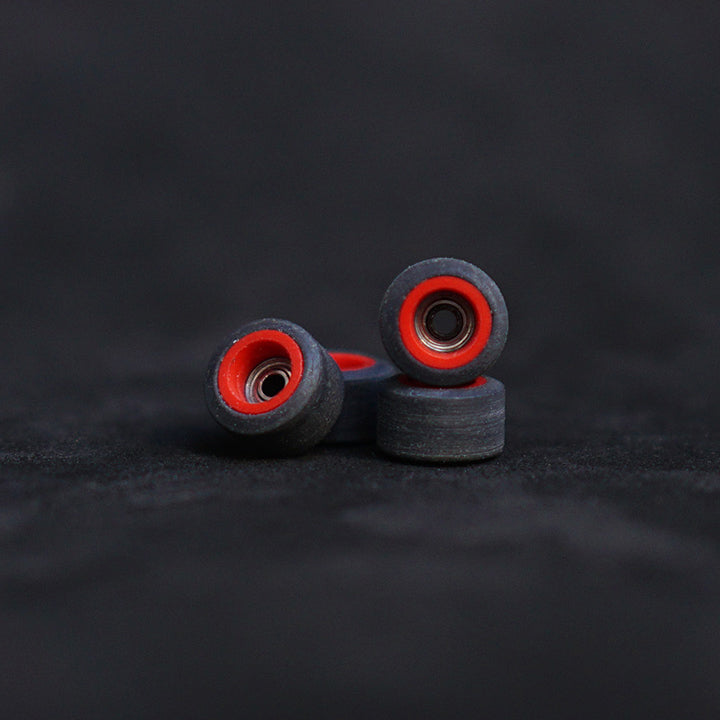 Oak Wheels x Flatface Concrete Grey on Red