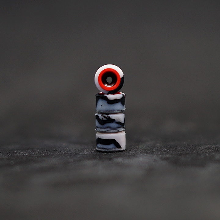 Oak Wheels x Flatface V3 Marble on Red