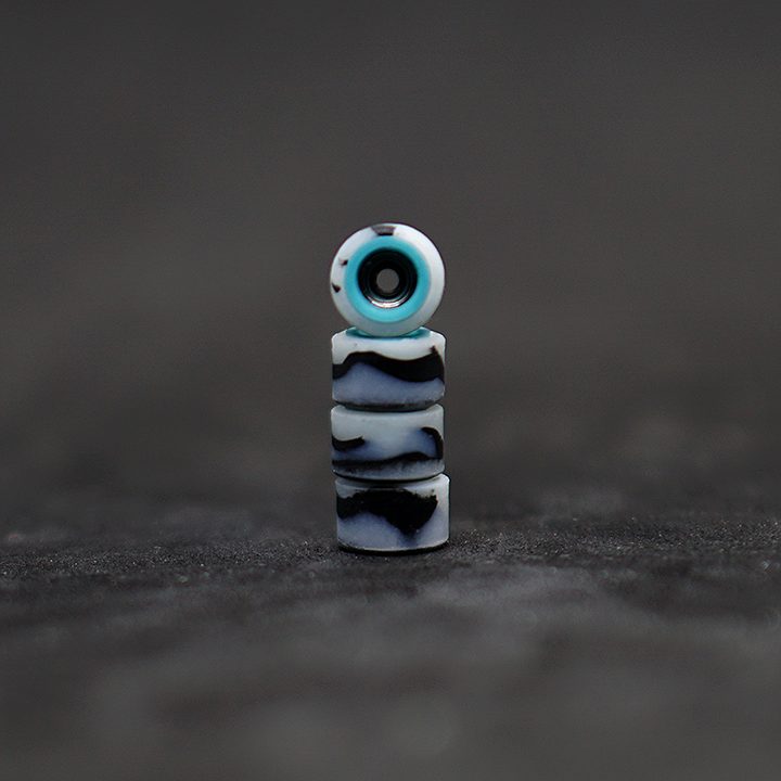 Oak Wheels x Flatface V3 Marble on Turquoise