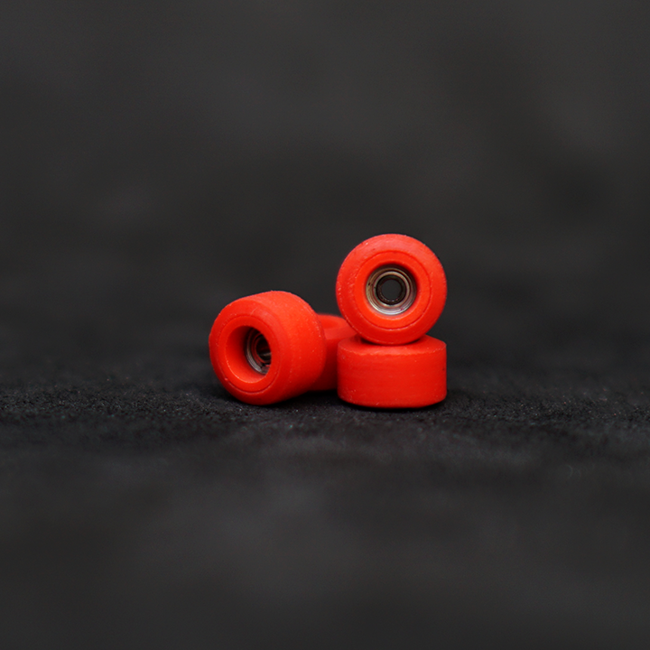 Oak Wheels x Flatface Rad Red on Red